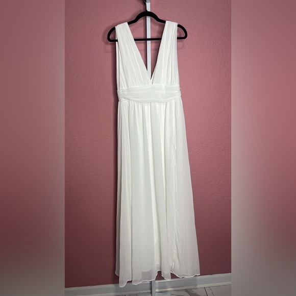 Lulus - Heavenly Hues White Maxi Dress (S/L) - Picture 7 of 7